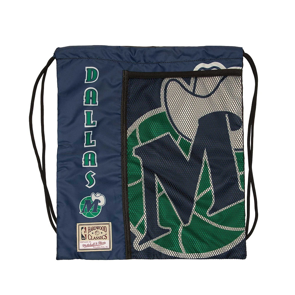 Mitchell & Ness Dallas Mavericks Hardwood Classics Team Logo Cinch Bag