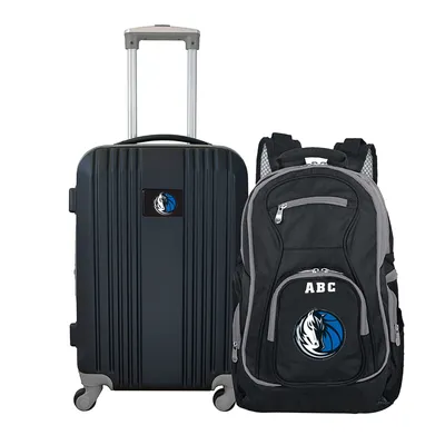 Dallas Mavericks MOJO Personalized Premium 2-Piece Backpack & Carry-On Set