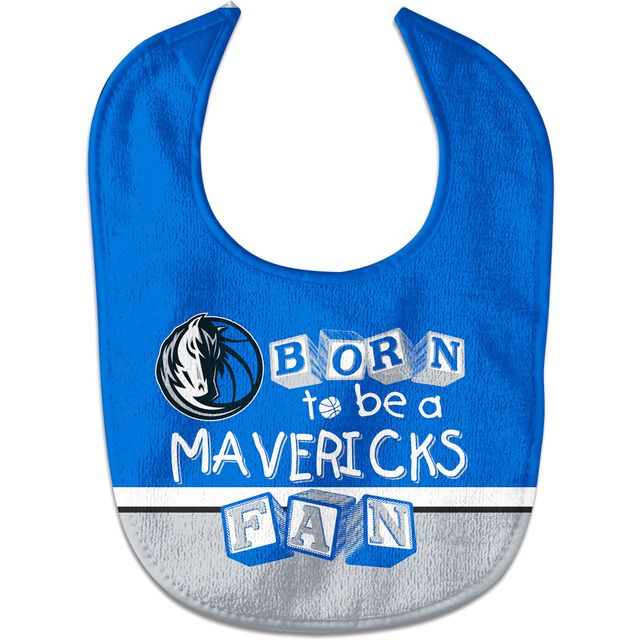 Nouveau-né et nourrisson WinCraft Dallas Mavericks Né pour être un fan All-Pro - Bavoir pour bébé