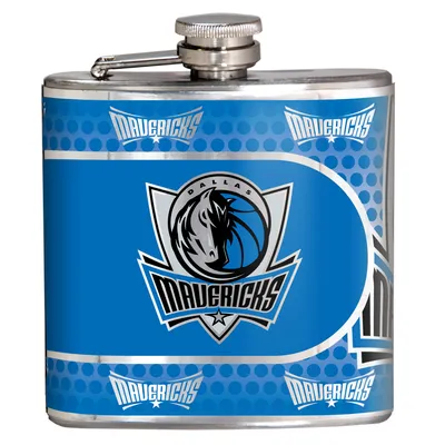 Dallas Mavericks 6oz. Stainless Steel Hip Flask - Silver