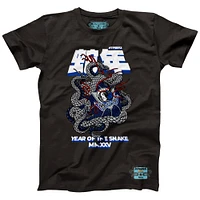 Unisex NBALab x Hyperfly Heather Black Dallas Mavericks Year of the Snake Lunar New Collection T-Shirt