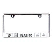 Cadre de plaque d'immatriculation en métal découpé au laser WinCraft Dallas Mavericks 2024/25 City Edition