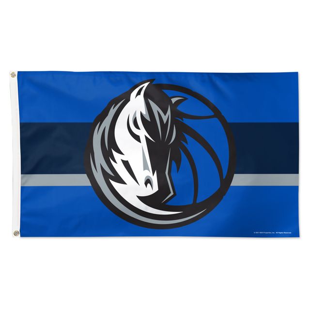 WinCraft Dallas Mavericks Drapeau simple face de luxe à rayures horizontales 3 pi x 5 pi