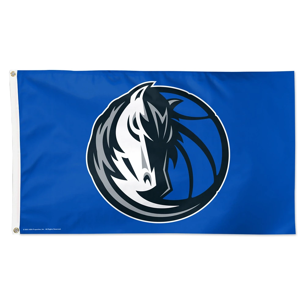 WinCraft Dallas Mavericks 3' x 5' Drapeau de luxe simple face avec logo de l'équipe principale