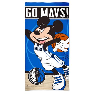 WinCraft Dallas Mavericks 30'' x 60'' Disney Spectra Beach Towel