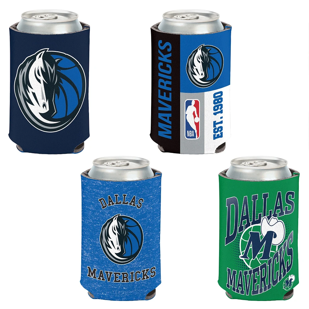 WinCraft Dallas Mavericks 4-Pack 12oz. Can Cooler Set