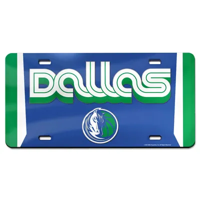 Dallas Mavericks WinCraft City Edition License Plate