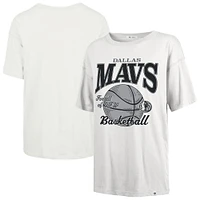 T-shirt blanc Dallas Mavericks City Edition Down Court Sadie pour femme '47