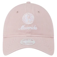 Casquette ajustable rose Dallas Mavericks Gameday Preppy 9TWENTY de New Era pour femme