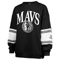 Women's '47 Black Dallas Mavericks 2024/25 City Edition Steadfast Paneled Pullover Sweatshirt