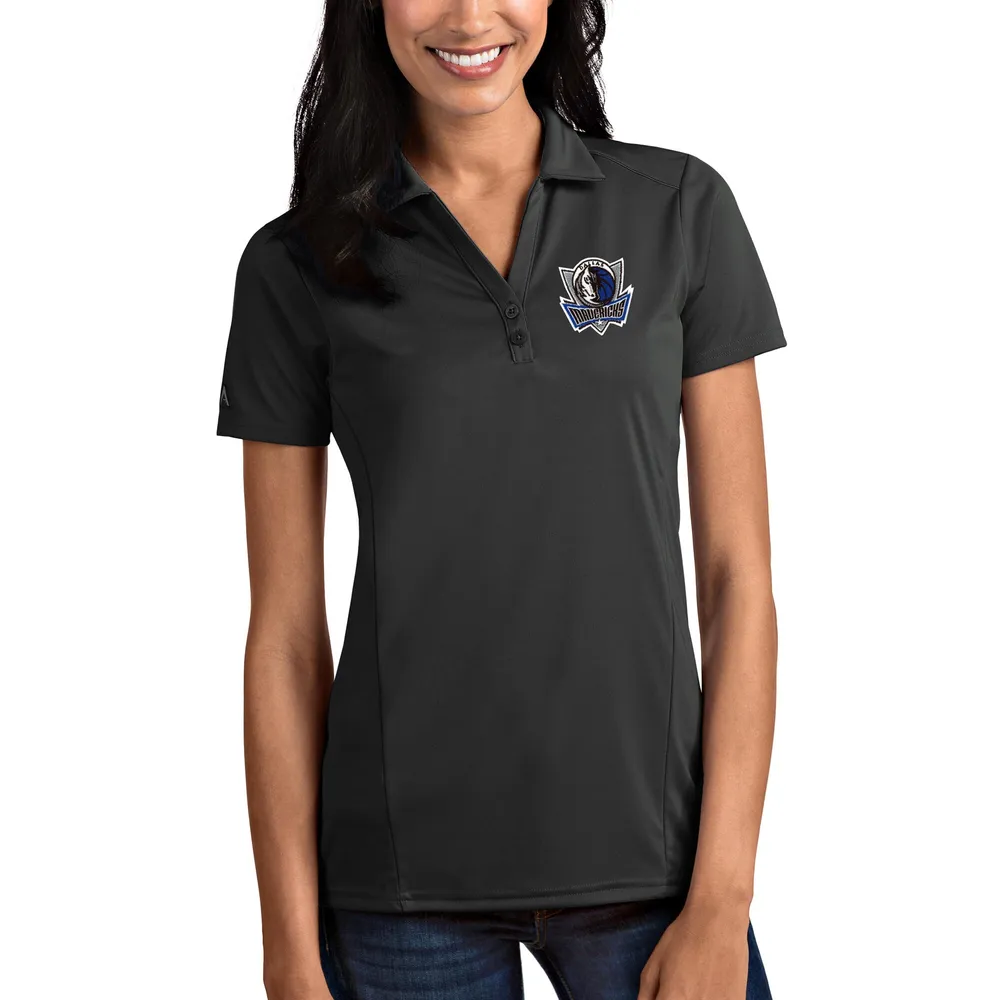 Antigua Dallas Cowboys Mens Navy Blue Tribute Short Sleeve Polo