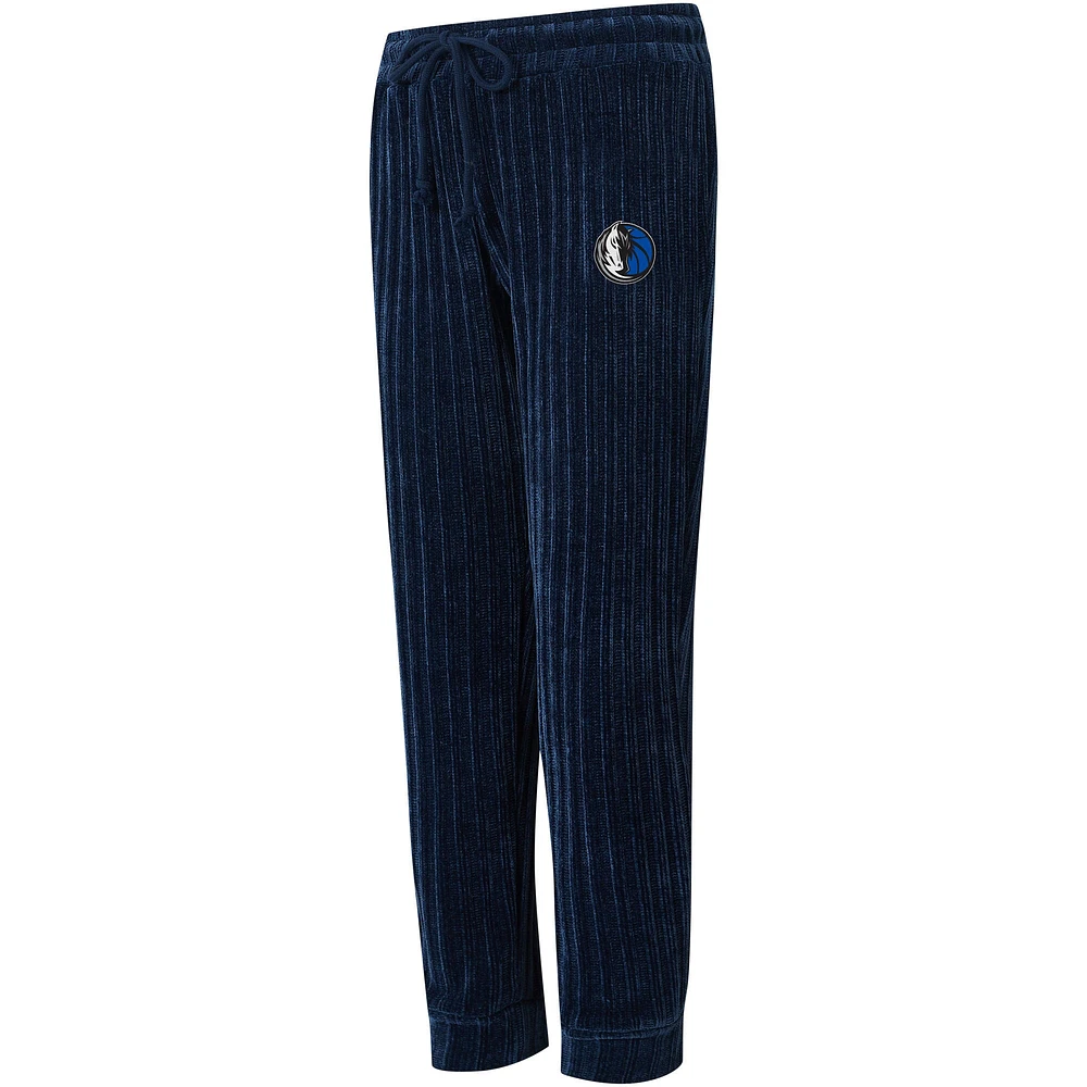 Pantalon Linger College Concepts bleu marine Dallas Mavericks pour femmes