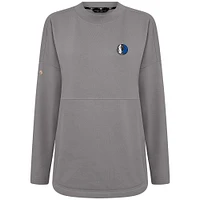 Women's Levelwear Gray Dallas Mavericks Beaudry Pullover Sweatshirt