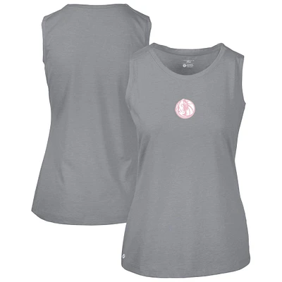 Débardeur gris pour femme Levelwear Dallas Mavericks avec logo Macy Core la fête des Mères