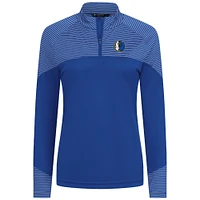 Haut à glissière quart de tour rayures classiques Levelwear Royal Dallas Mavericks pour femme