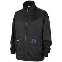 Veste entièrement zippée Nike noire Dallas Mavericks 2023/24 City Edition Courtside Swoosh Fly pour femme