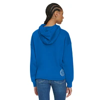 Women's Tommy Jeans Blue Dallas Mavericks Stella Cropped Pullover Hoodie