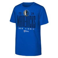 T-shirt pour jeunes Fanatics Royal Dallas Mavericks 2024 NBA Finals Roster