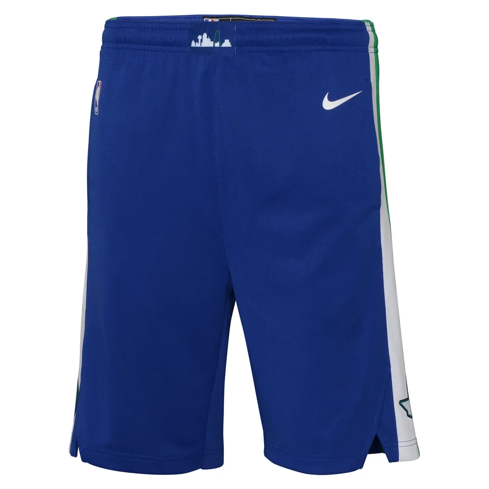 Youth Jordan Brand Blue Dallas Mavericks 2022/23 City Edition Swingman Shorts