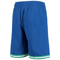 Youth Mitchell & Ness Blue Dallas Mavericks Hardwood Classics Swingman Shorts