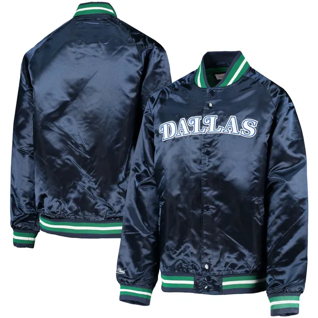 Dallas Mavericks Mitchell & Ness 75th Anniversary Warm Up Jacket