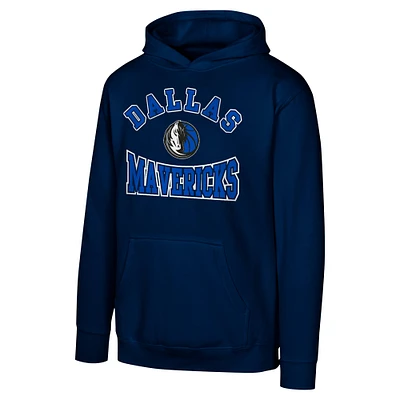 Sweat à capuche en polaire bleu marine pour jeunes Dallas Mavericks Home Town
