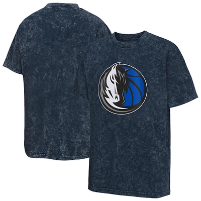 T-shirt bleu marine pour jeunes Dallas Mavericks Rugged Defense