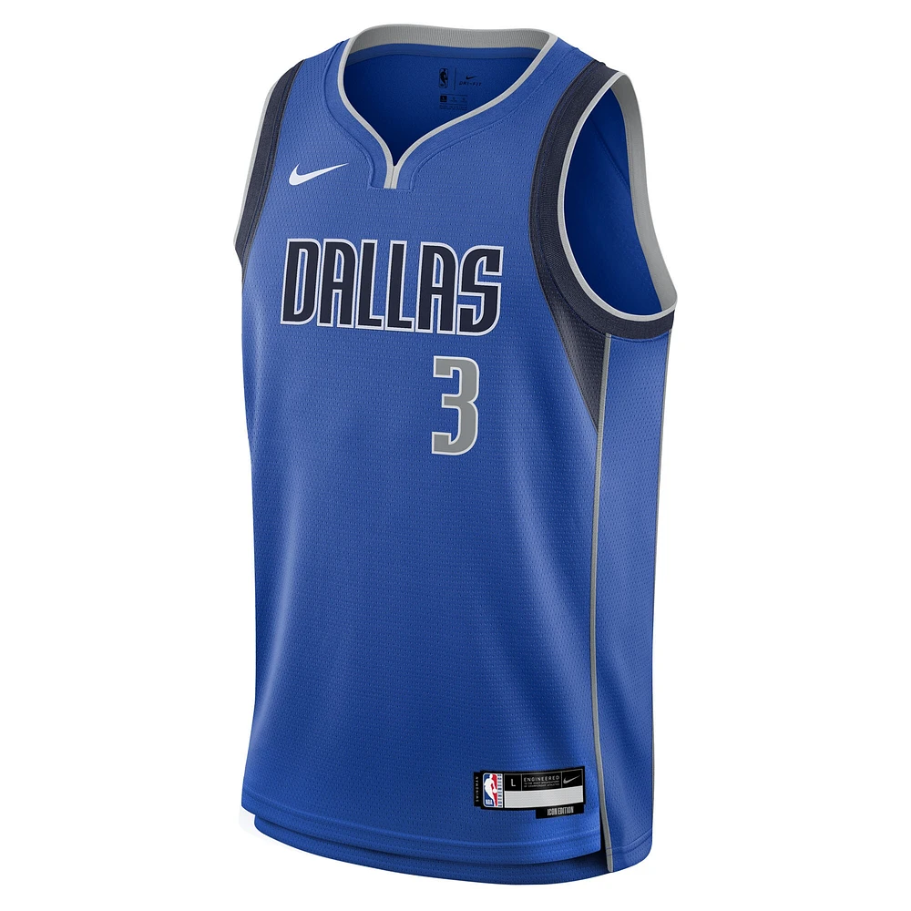 Maillot Nike Anthony Davis Swingman bleu pour jeune des Dallas Mavericks - Édition Icon