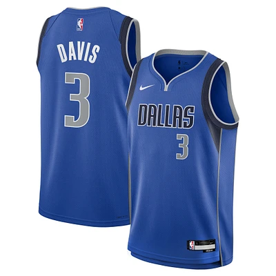 Maillot Nike Anthony Davis Swingman bleu pour jeune des Dallas Mavericks - Édition Icon
