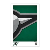 Dallas Stars 11" x 17" Minimalist Logo Poster Print