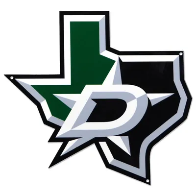 Dallas Stars 12'' Spirit Size Laser-Cut Steel Logo Wall Art