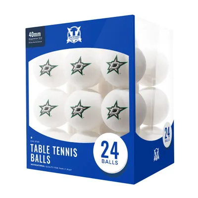 Dallas Stars 24-Count Logo Table Tennis Balls