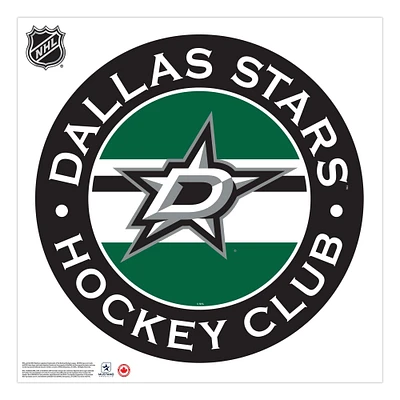 Dallas Stars - 36'' x 36'' Team Repositional Stripe Design Vinyl Sticker Mural