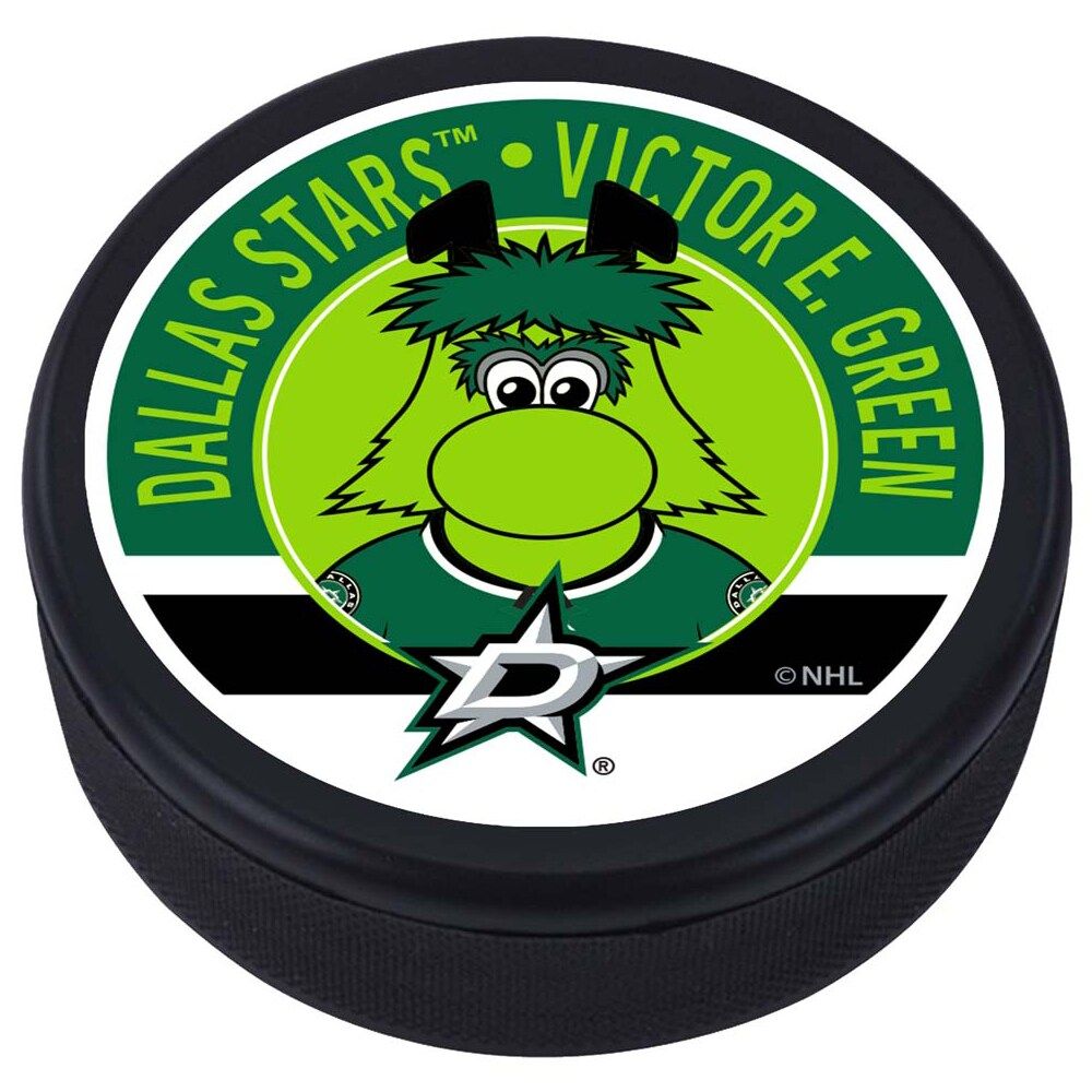 Dallas Stars - Mascot Design Hockey Puck