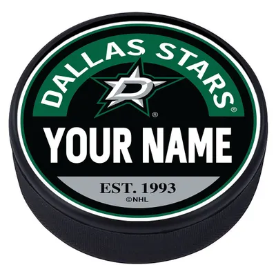 Dallas Stars - Rondelle texturée en bloc personnalisée