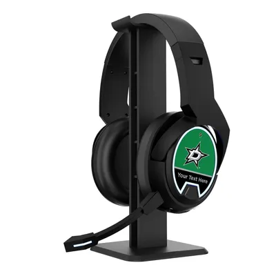 Dallas Stars Personalized Bluetooth Gaming Headphones & Stand