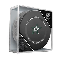 Rondelle de jeu officielle non signée Inglasco 2021 des Dallas Stars