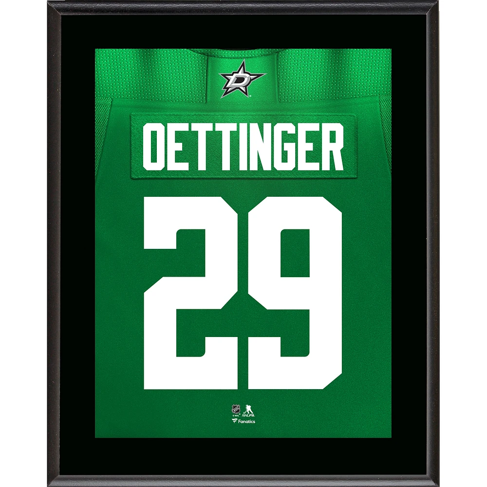 Jake Oettinger Dallas Stars 10.5" x 13" Jersey Number Sublimated Player Plaque