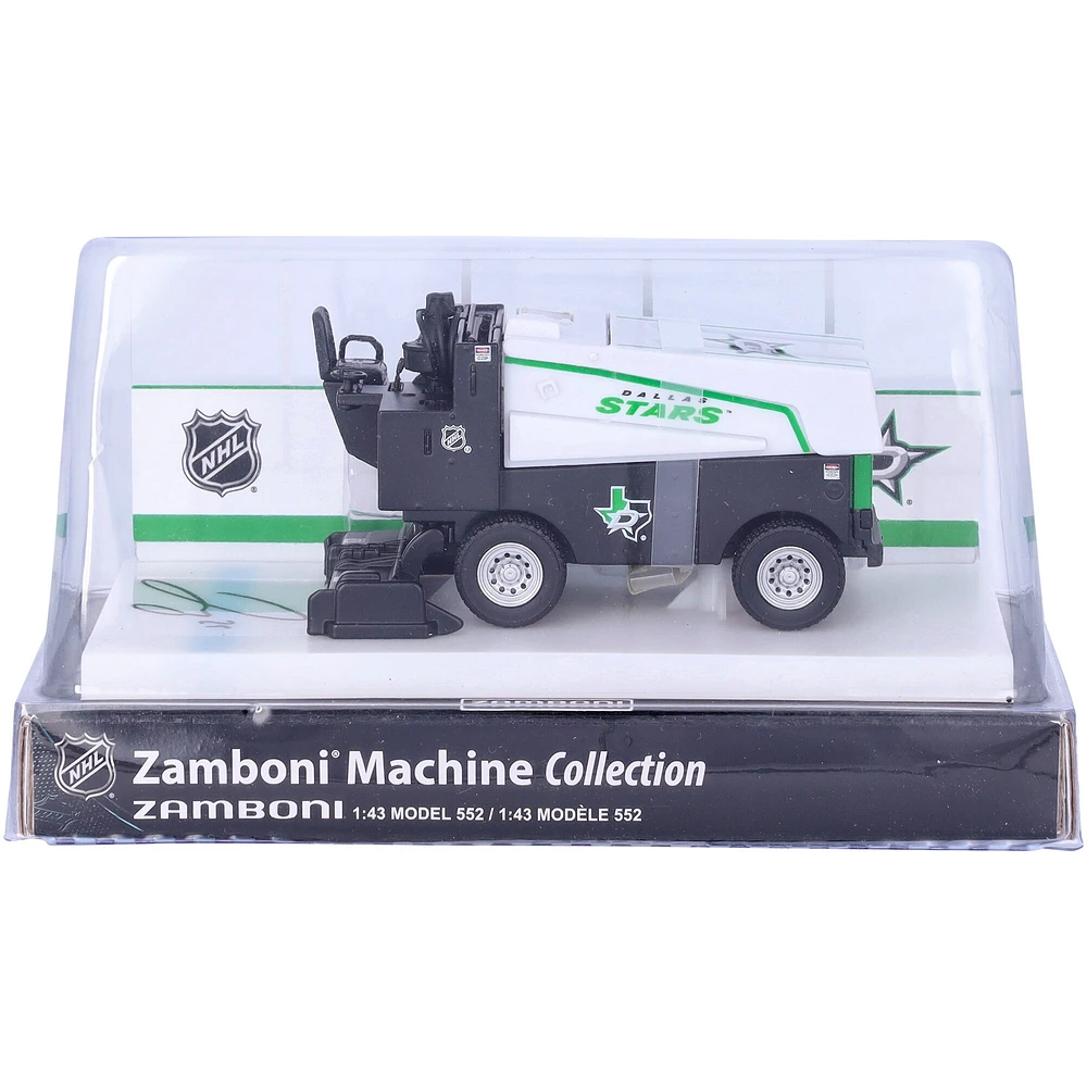 Zamboni moulée sous pression autographiée à l'échelle 1:43 de Jake Oettinger par les Dallas Stars