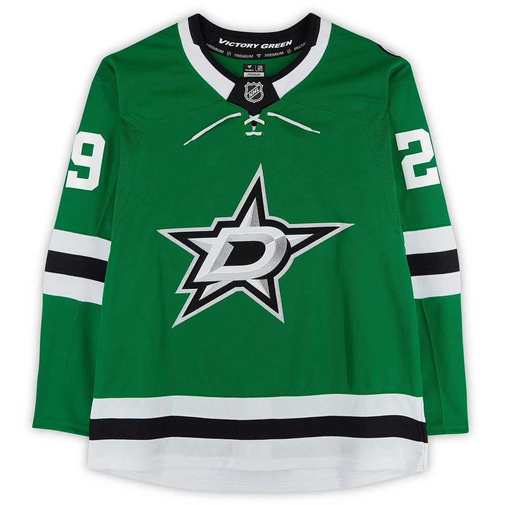 Jake Oettinger Dallas Stars Autographed Kelly Green Fanatics Premium Jersey