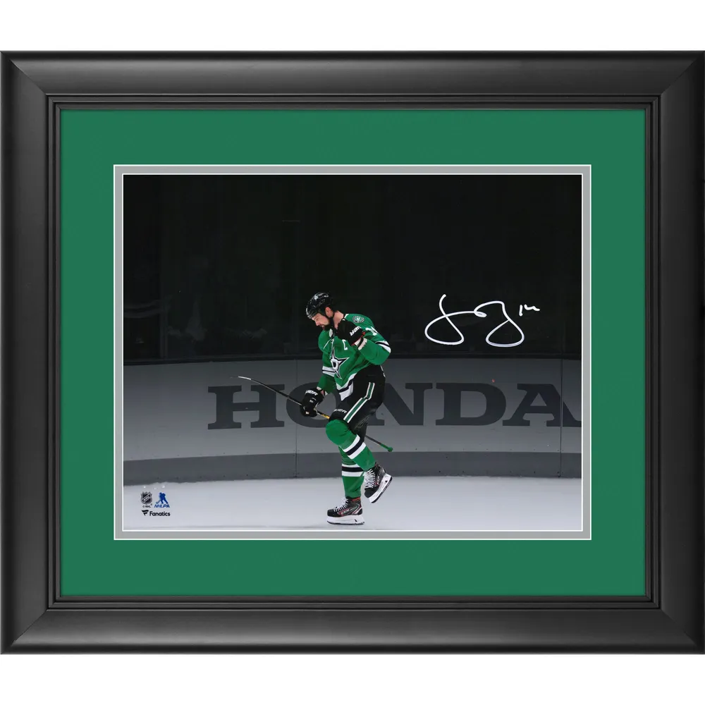 Framed Tyler Seguin Dallas Stars Autographed Green Adidas