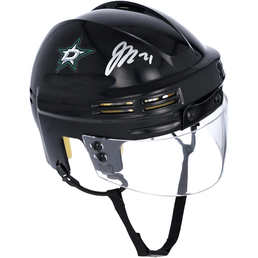 Casque mini noir autographié par Jason Robertson Dallas Stars