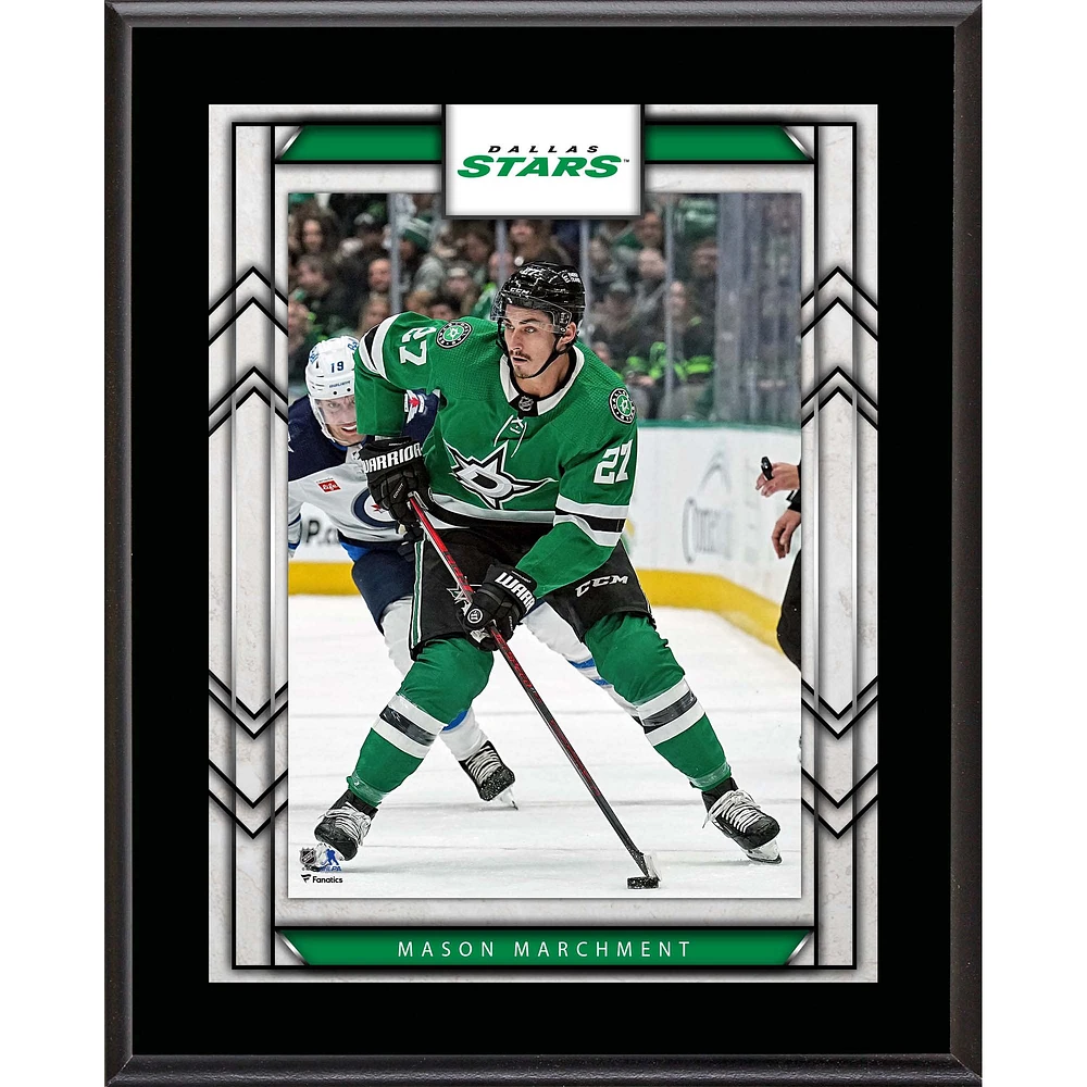 Mason Marchment Dallas Stars 10.5" x 13" Sublimated Player Plaque