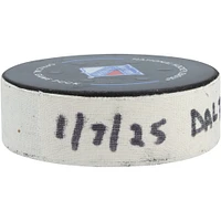 Matt Duchene Dallas Stars Game-Used Goal Puck vs. New York Rangers on January 7, 2025