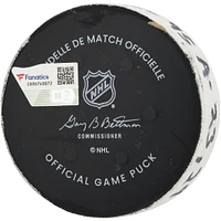 Matt Duchene Dallas Stars Game-Used Goal Puck vs. New York Rangers on January 7, 2025