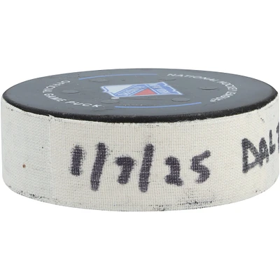 Matt Duchene Dallas Stars Game-Used Goal Puck vs. New York Rangers on January 7, 2025