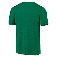 T-shirt vert Heather Kelly Fanatics pour hommes Dallas Stars Tri-Blend Block Party Shoot to Score
