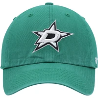 Men's '47 Kelly Green Dallas Stars Clean Up Adjustable Hat