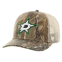 Casquette ajustable pour homme avec logo Realtree Camo Dallas Stars '47