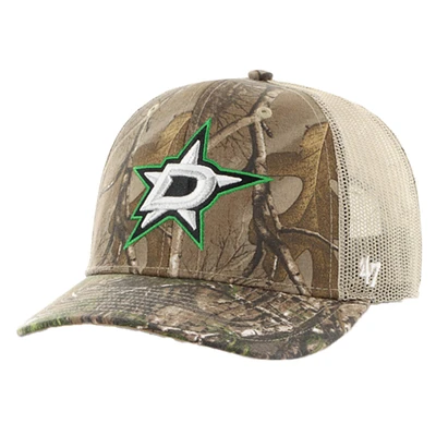 Men's '47 Realtree Camo Dallas Stars Logo Trucker Adjustable Hat